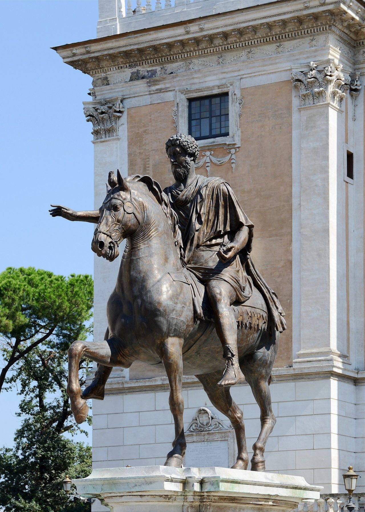Marcus Aurelius on horseback, Capitoline Hill, Rome.